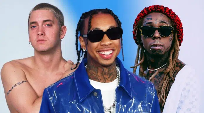 Rapper Tyga Claims That Eminem and Lil Wayne Are the Two Best Rappers of All Time