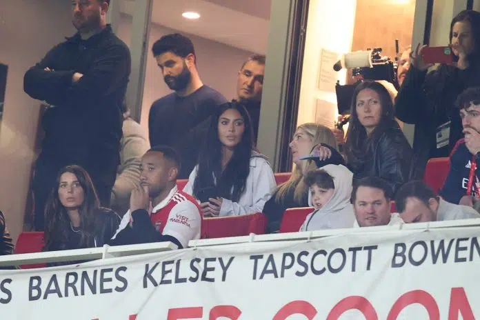 Kim Kardashian's Funny Reaction to Arsenal's Loss