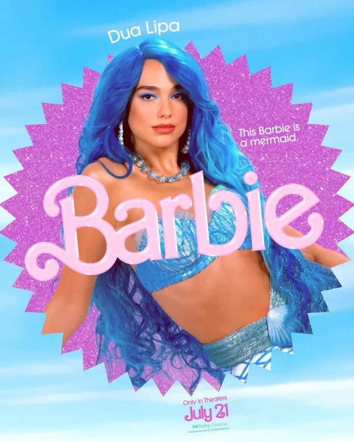 Dua lipa as barbie