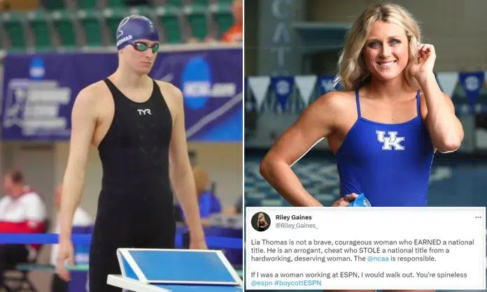 Riley Gaines Takes a Stand: Demands Adidas Boycott Over 'Disgusting' Swimsuit Ad
