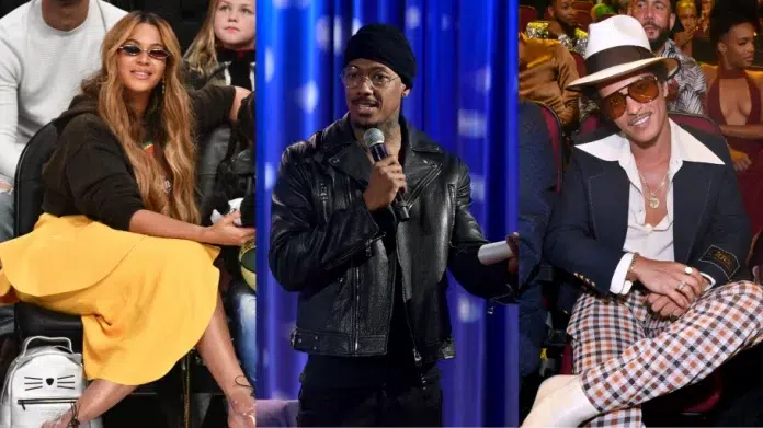 nick cannon beyonce bruno mars