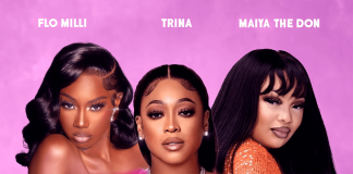 Trina, Flo Milli, & Maiya The Don Releases Empowering New Single “No Love (SheMix)”