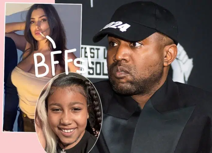 Kanye West's Daughter North Gets Along Well with New 'Wife' Bianca Censori