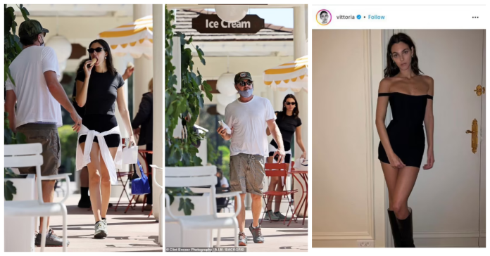 Leonardo DiCaprio with her new GF