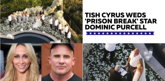 Tish Cyrus Weds ‘Prison Break’ Star Dominic Purcell, Miley as Maid of Honor Tish Cyrus