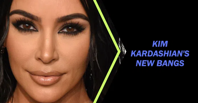 Kim Kardashian's New Bangs