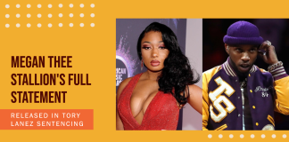 Megan Thee Stallion Pens Powerful Statement After Tory Lanez Sentenced to 10 Years Megan Thee Stallion Pens Powerful Statement After Tory Lanez Sentenced to 10 Years