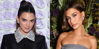 Kendall Jenner and Hailey Bieber Stun in Matching LBDs on Girls’ Night Out Kendall Jenner Hailey Bieber Matching LBDs