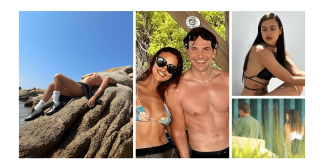 Irina Shayk’s Topless Vacation with Ex Bradley Cooper and Tom Brady Buzz Tom Brady Irina Shayk romance