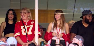 Taylor Swift and Travis Kelce Come Out as Couple at Chiefs Game National coming-out date night