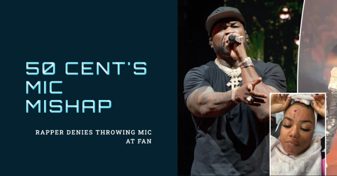 50 Cent microphone incident