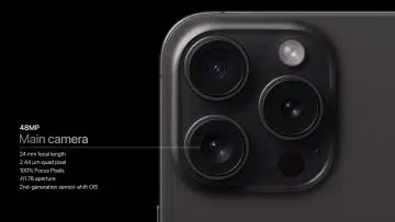 iPhone 15 series boasts an enhanced camera system