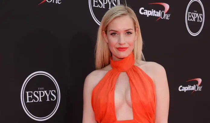 Paige Spiranac red dress Hottest golf look by fashion choice