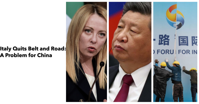Italy's exit from Belt and Road