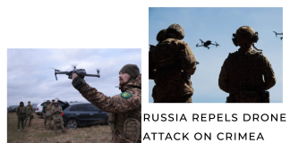 Russia Repels Ukrainian Drone Attack on Crimea Ukraine drone attacks on Crimea