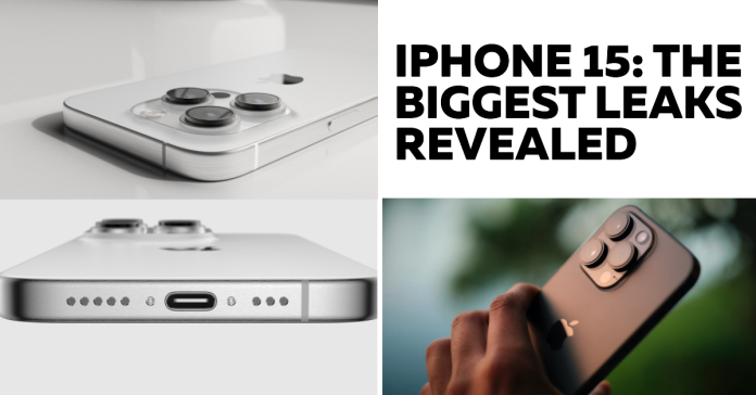 iPhone 15 camera specifications