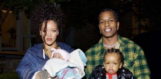Rihanna & A$AP Rocky Introduce Son, Riot Rose, in Adorable Family Photoshoot Rihanna and A$AP Rocky Riot Rose debut baby news newborn