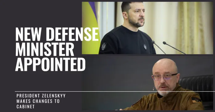 Zelenskyy replaces defense minister