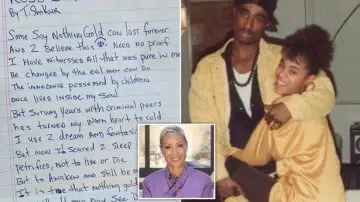 Jada Pinkett Smith showed fans a ‘never-before-seen’ poem written by late rapper Tupac Shakur