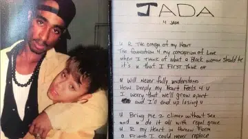 Tupac Shakur Wrote a poem titled “Jada” 