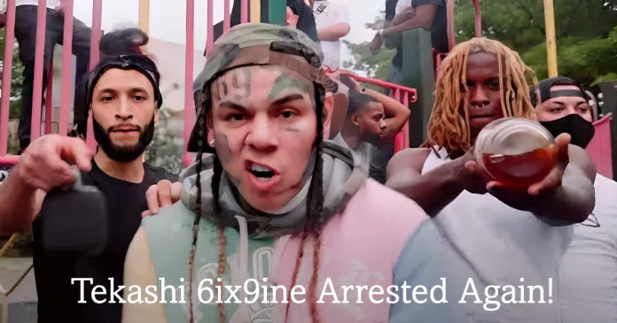6ix9ine's Arrest Mugshot: Is This the End of His Rap Career?