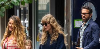 Taylor Swift Spotted with Blake Lively and Ryan Reynolds in NYC Taylor Swift and Blake Lively, Taylor Swift and Ryan Reynolds