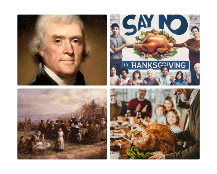 Against the Grain: What president refused to call Thanksgiving a holiday?