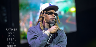 Offset’s “ON THE RIVER” Performance Gets an Adorable Upgrade with Son Wave Offset's "ON THE RIVER" Performance Gets an Adorable Upgrade with Son Wave