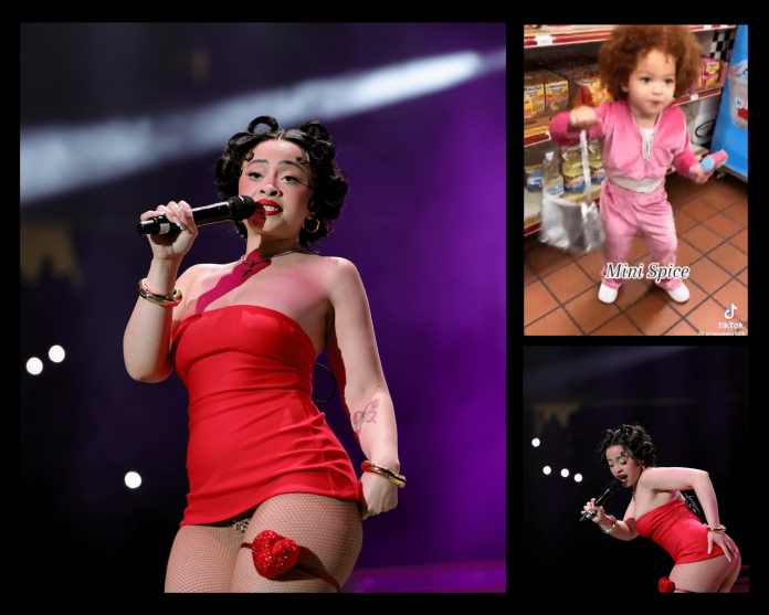 ICE SPICE Reacts to Adorable Little Girl Dressed as Her for Halloween