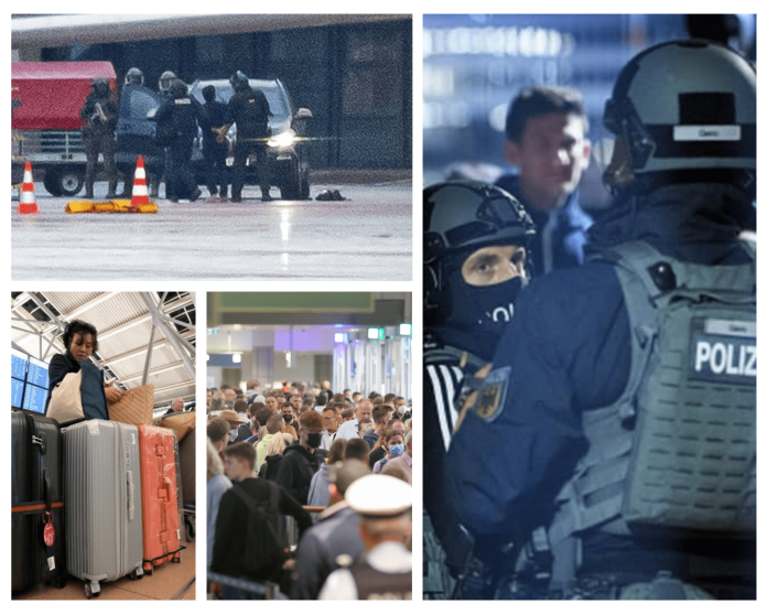 Hamburg airport Hostage situation