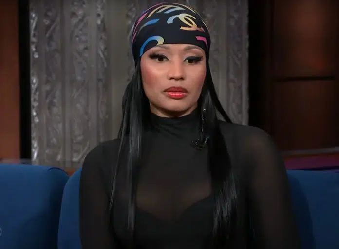 Nicki Minaj in The Late Show with Stephen Colbert