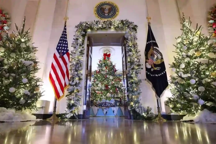 Jill Biden White House Christmas decorations