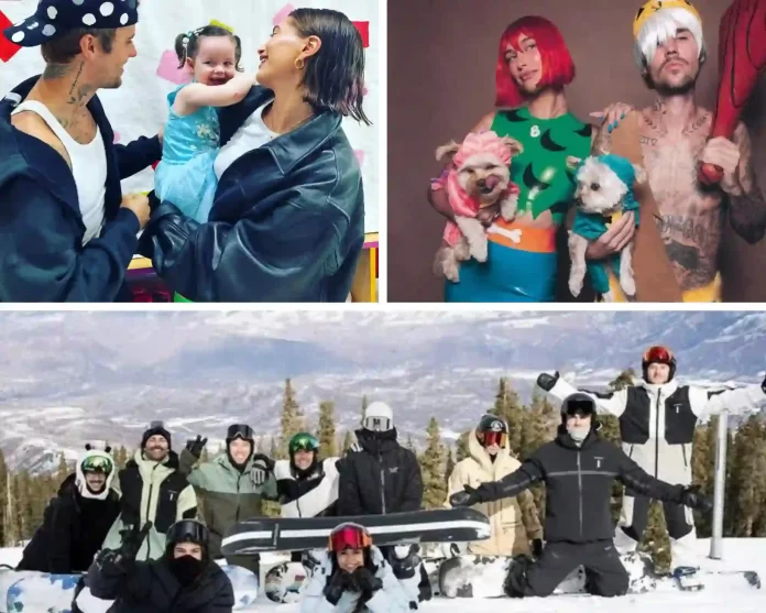 Justin Bieber skiing vacation