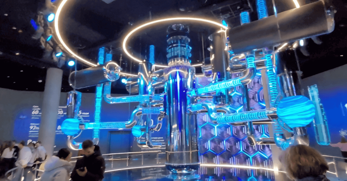 Nuclear reactor exhibit Russia