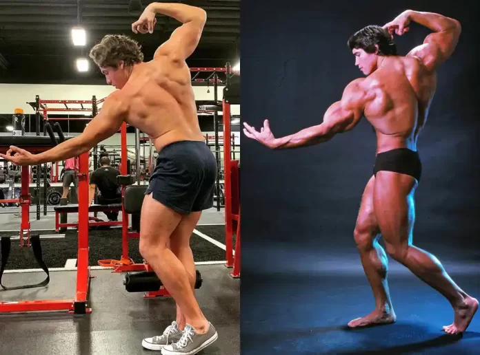 Like Father, Like Son: Joseph Baena Masters His Dad's Signature Muscle Poses