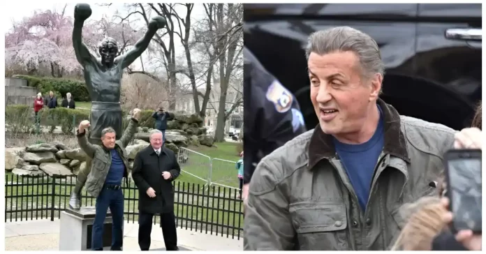 Sylvester Stallone Philadelphia appearance
