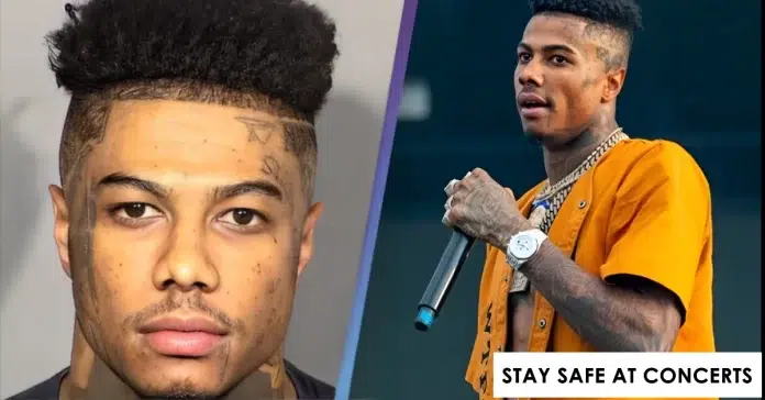 Blueface concert incident