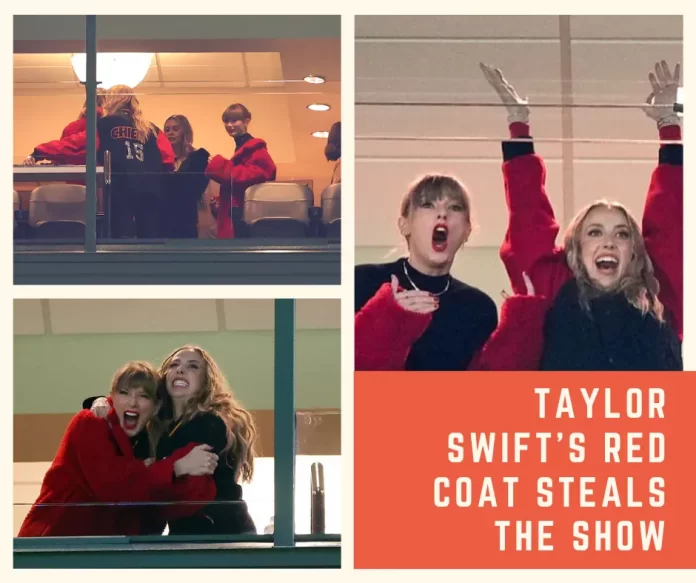 Taylor Swift red teddy coat