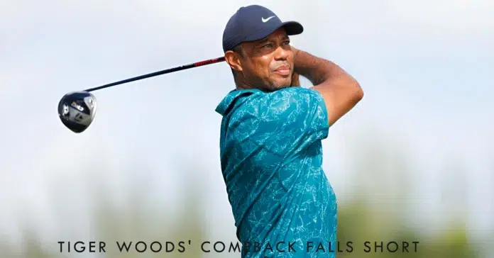 Tiger Woods first start since Masters