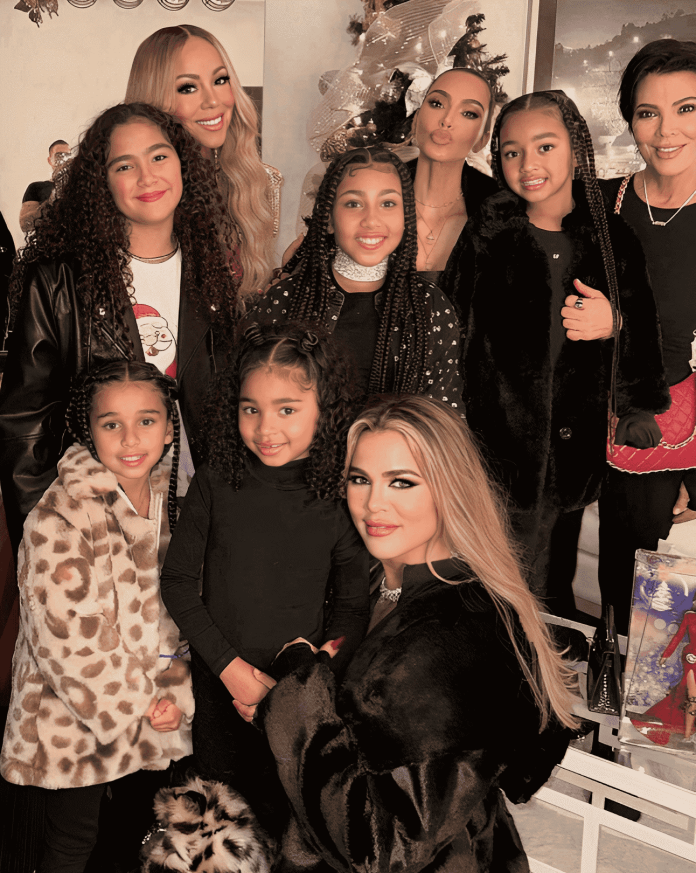 Mariah Carey kids background funny moment