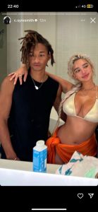 Jaden Smith Flaunts New Physique in Bathroom Pic with Rumored Girlfriend Sab Zada
