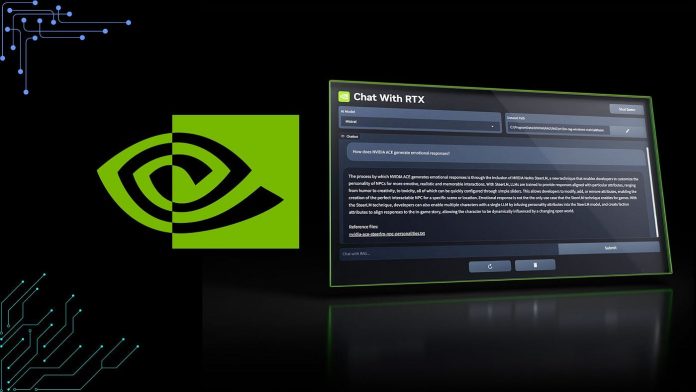 Nvidia just released Chat with RTX an AI chatbot that runs locally on your PC