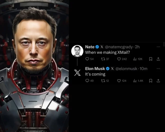 Elon Musk XMail announcement