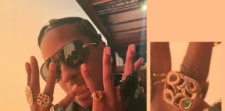 A$AP Rocky Rocks New Ring: Family Love in Every Gemstone A$AP Rocky 4 letter R ring