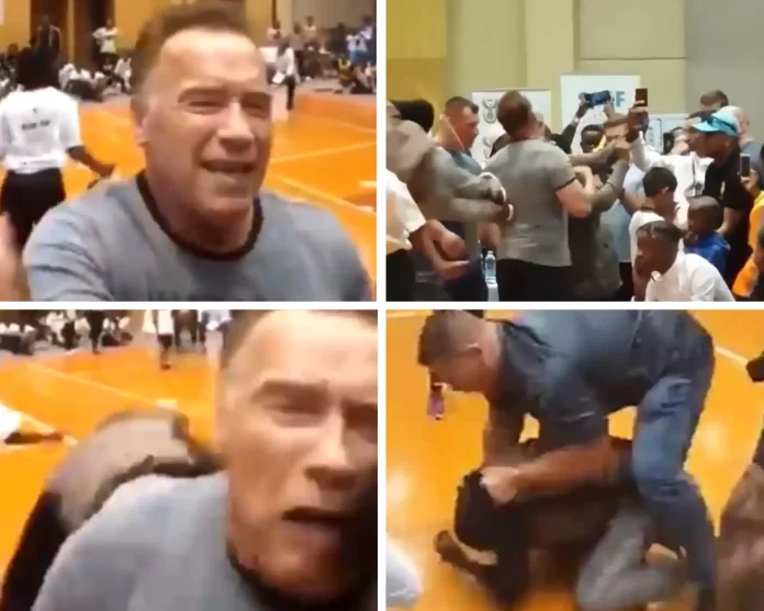Man assaults Arnold Schwarzenegger