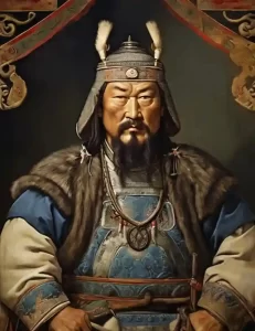 Founder of Mongol empire Genghis Khan