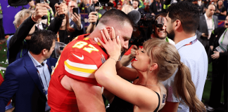 Kelce & Swift’s Super Bowl Kiss Sparks Engagement Rumors! Travis Kelce Taylor Swift Super Bowl proposal