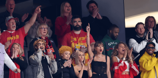 Taylor Swift, Ice Spice, Lana Del Rey, and Blake Lively Erupt for Chiefs’ Super Bowl Victory! Taylor Swift Chiefs Super Bowl reaction