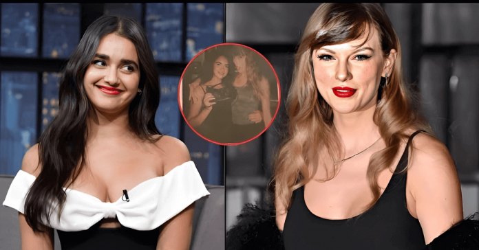Why did Taylor Swift give her purse to Dolls Star Geraldine Viswanathan?