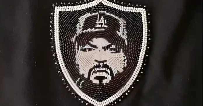 Ice Cube Tahltan beader's artwork